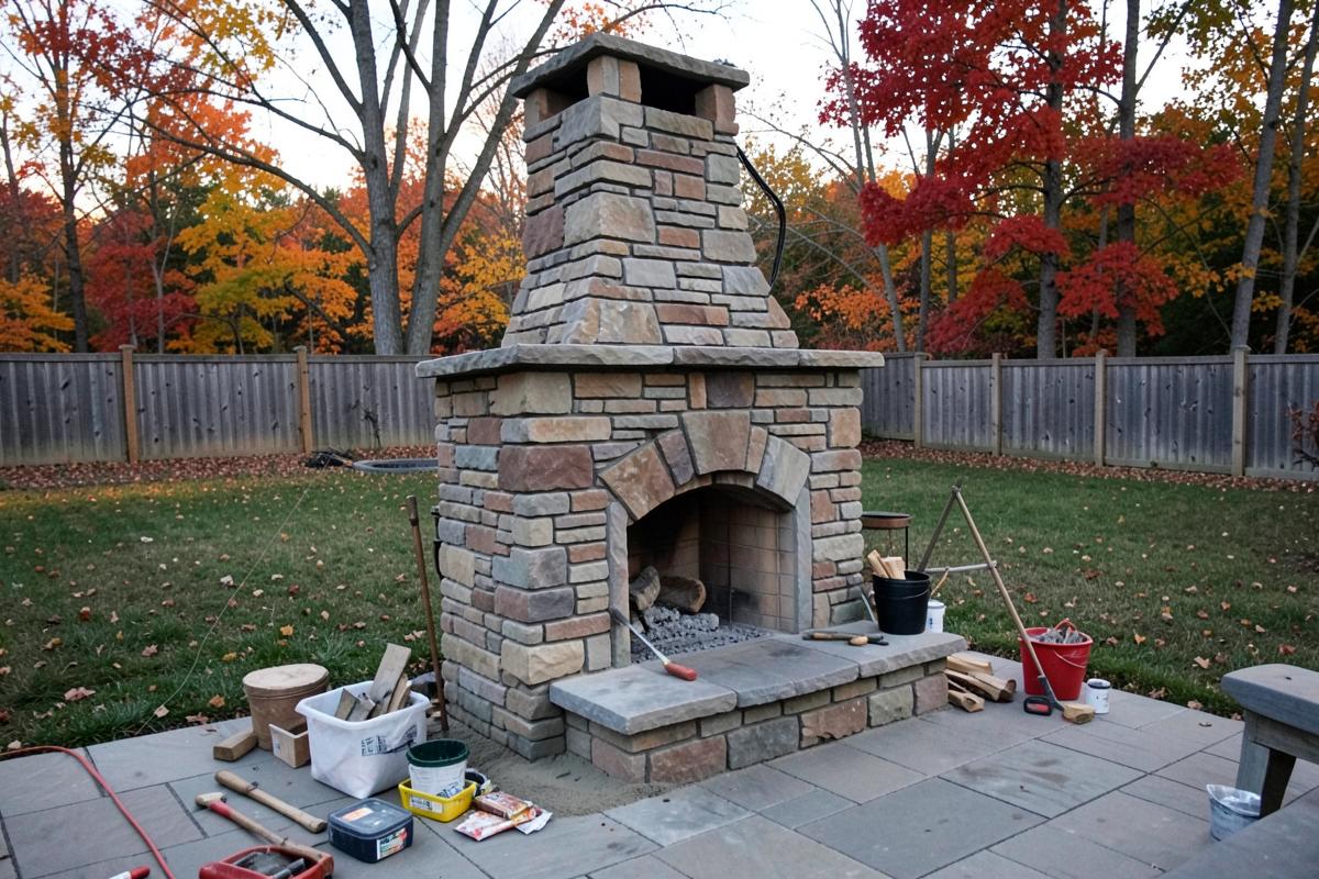 Outdoor Fireplace Installation service in Ontario
